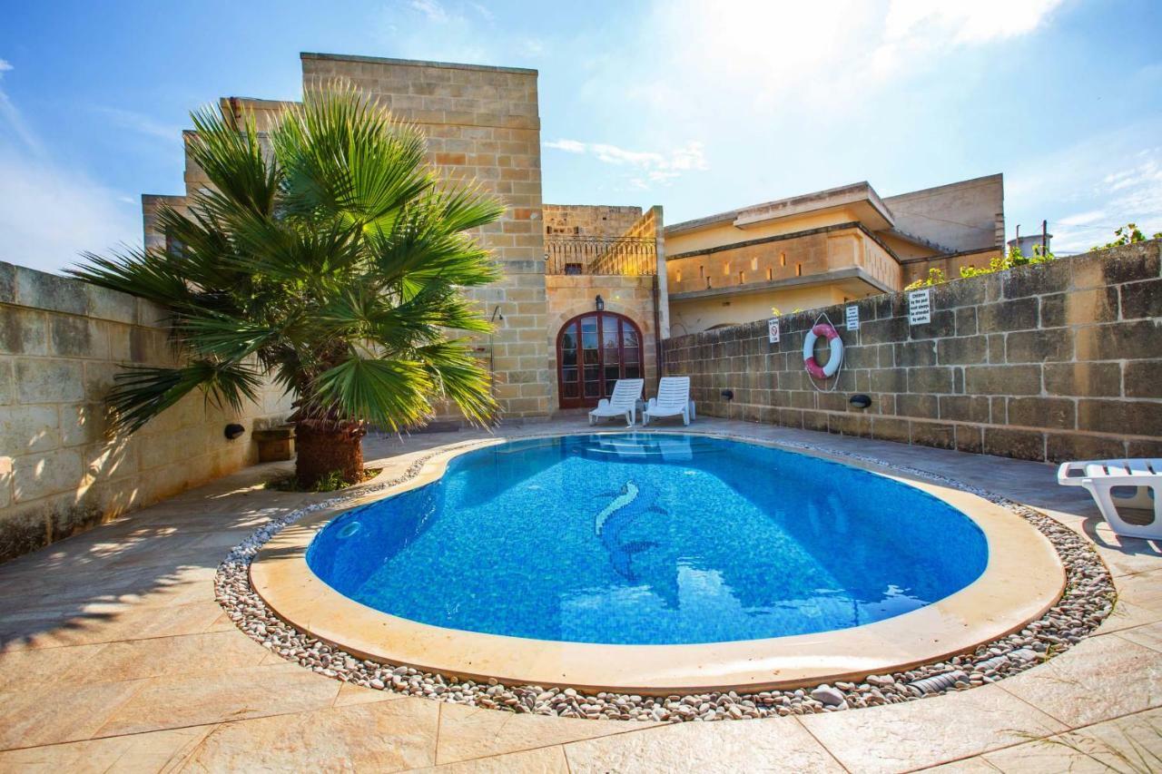 Il-Veduta Holiday Farmhouse With Sunny Private Pool In Island Of Gozo Għarb Esterno foto