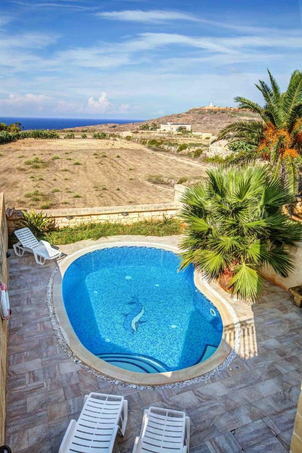 Il-Veduta Holiday Farmhouse With Sunny Private Pool In Island Of Gozo Għarb Esterno foto